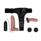 Arnés Con Dildo Doble Retractil Con Vibración
