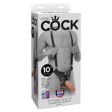 King Cock - Strap-On Con Dildo Hueco 25.5 Cm Y Tirantes Color Carne