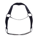 Arnés De Pecho Black Chain Talla (Interno):S/M