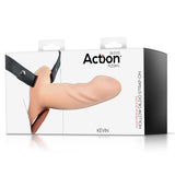 Arnés Strap-On Con Dildo Hueco Silicona Premium Talla L