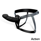 Arnés Strap-On Con Dildo Hueco Silicona Premium Talla S Negro