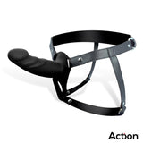 Arnés Strap-On Con Dildo Hueco Silicona Premium Talla S Negro