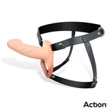 Arnés Strap-On Con Dildo Hueco Silicona Premium Talla S