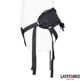 Arnés Strap On Encaje Con Anillo Silicona Ajustable
