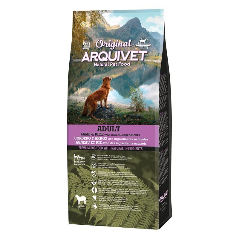 Arquivet Original Adult Cordero Con Arroz - Alimento Seco Para Perros - 12 Kg