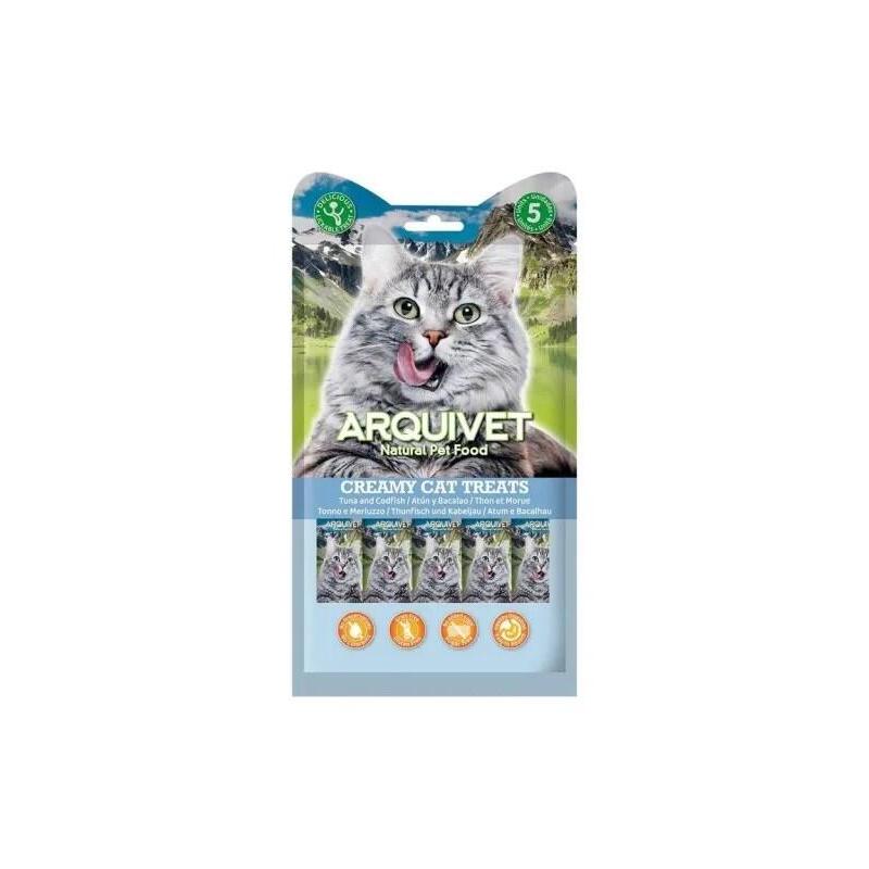 Arquivet Snack Cremoso De Atún Y Bacalao 5x14 G