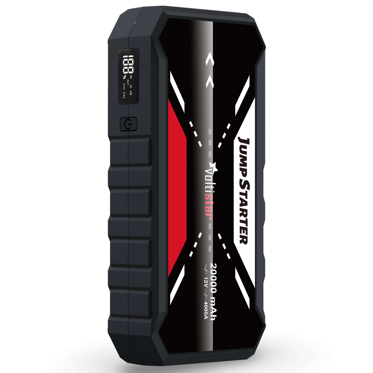 Arrancador De Coche 20000Mah Inteligente Hasta 8L Gasolina Y 5L Diesel