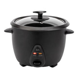 Arrocera Eléctrica 900 W 2,2 L, Negra, Ø29 X 29 Cm