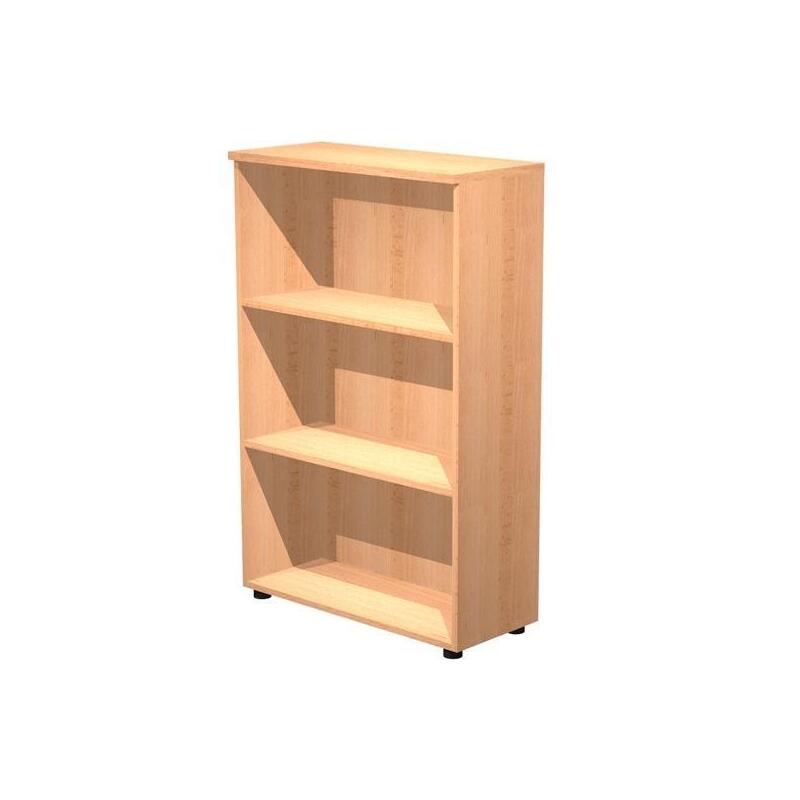 Artexport Estantería Media Presto Abierta 2 Estantes 22mm Regulables Con Trasera Haya