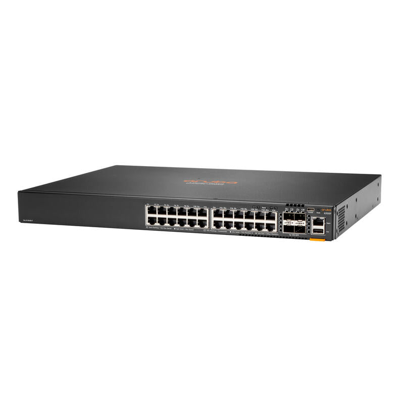 Aruba 6200f 24g 4sfp+ Gestionado L3 Gigabit Ethernet (10/100/1000) 1u Negro