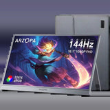 Arzopa Z1fc 16,1" Fhd Ips 144hz Hdr Gris - Monitor Portátil Con Funda De Transporte