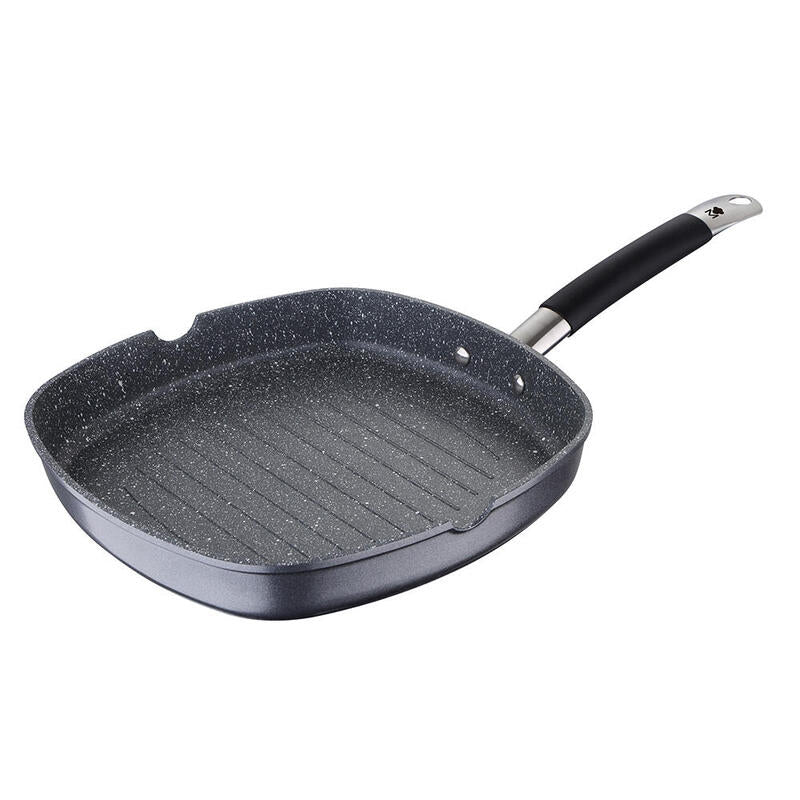 Asador Ø28x28x4,5cm De Aluminio Forjado Home Edition Bgmp-3287-Bk Masterpro