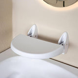 Asiento De Pared Plegable Para Bañera, Blanco, 36 X 40 Cm