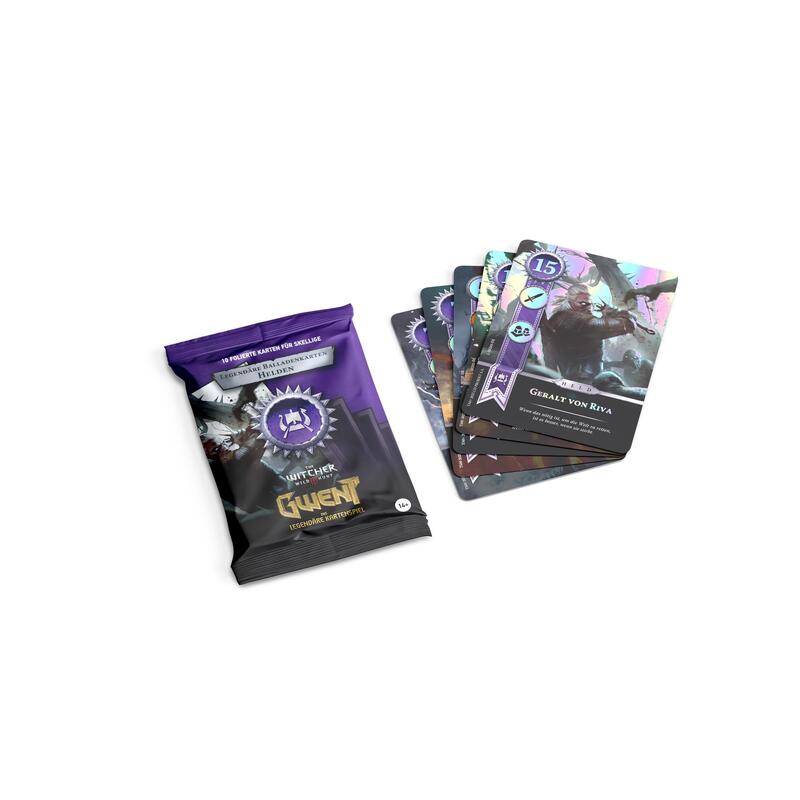 Asmodee Gwent - Legendäre Balladenkarten Helden: Skellige (Erweiterung) Nlgd0006