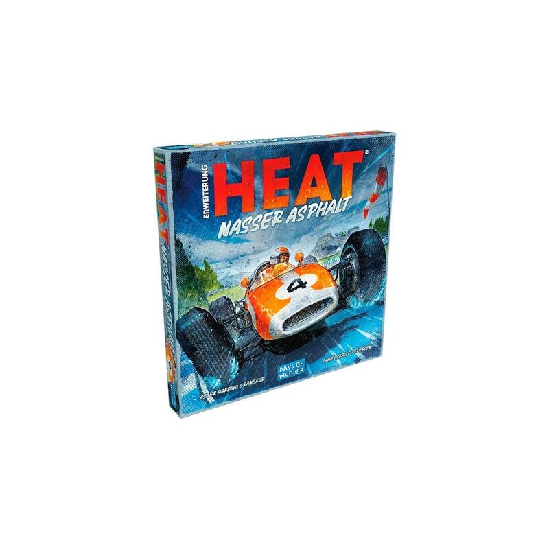 Asmodee Heat - Asfalto Húmedo, Expansión Del Juego De Mesa Dowd0034
