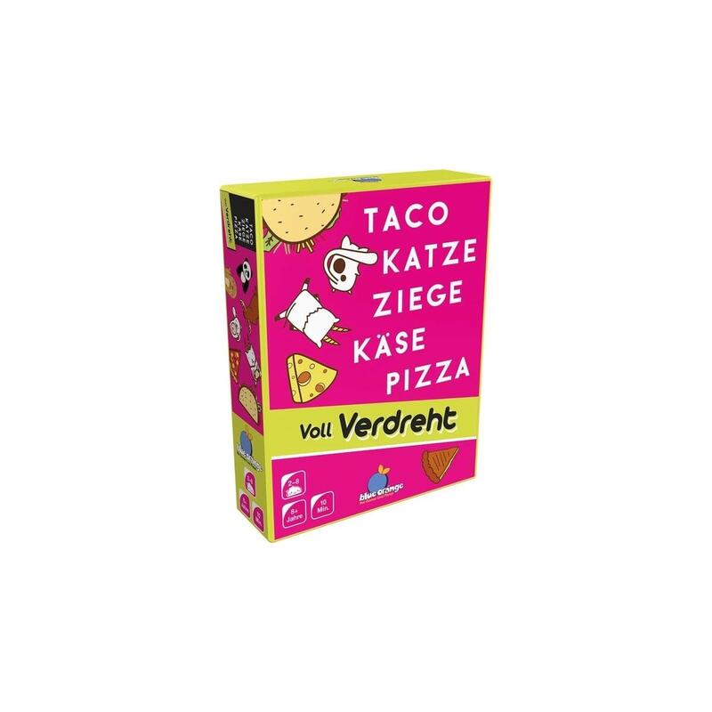 Asmodee Taco Cat Pizza De Queso De Cabra: Juego De Cartas Totalmente Retorcido Blod0104