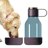 Asobu - Cuenco Para Perro - Botella De Tritan Con Cuenco Para Perro 1,5 Litros Rojo Burdeos