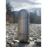 Asobu - Orb - Recycelte Edelstahlflasche Plata