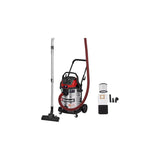 Aspirador  Einhell Te-Vc 3080 Sacl, En Seco/Mojado Plateado/Rojo 2347440