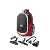 Aspirador  Eta Eta351790000  Turbo Stormy, Potencia 800 W, Sin Bolsa, Radio De Trabajo 10 M, Negro Rojo