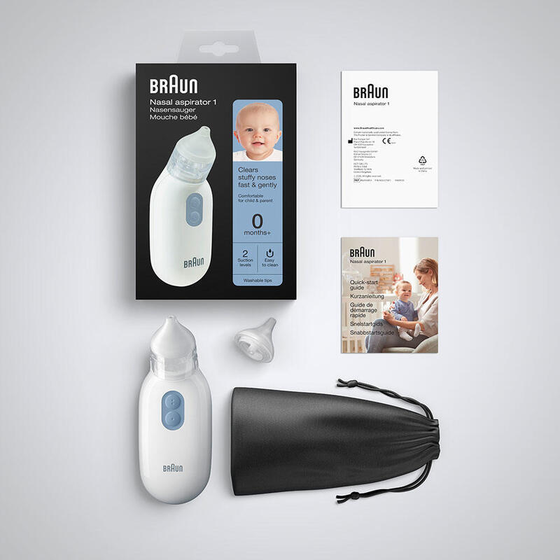 Aspirador Nasal Braun Bna100eu Electrico