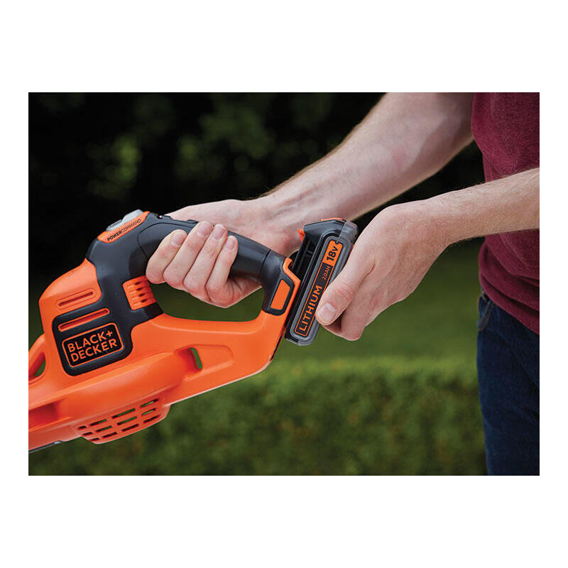 Aspiradora Black & Decker Gwc1820pc De Hojas 209 Kmh Negro, Naranja 18 V Litio