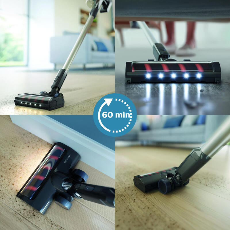 Philips Xc3133 01 Vacuum Cleaner, Handstick, Cordless, Aqua Mist