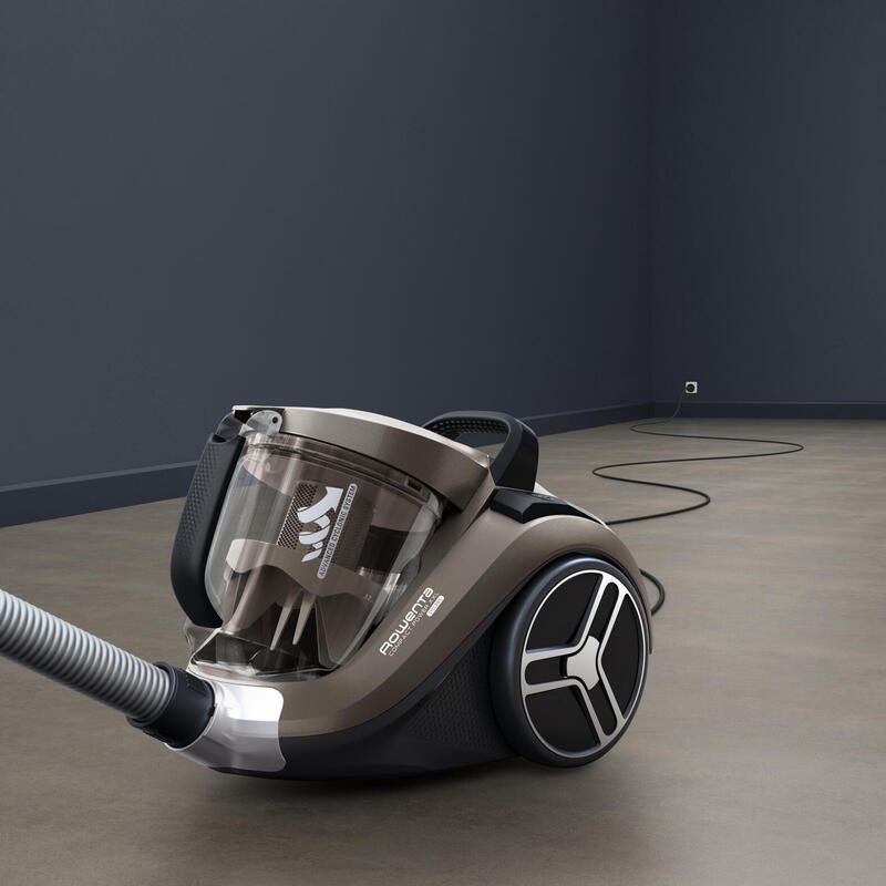 Aspiradora  Rowenta Ro4b30 De Suelo Gris/Negro