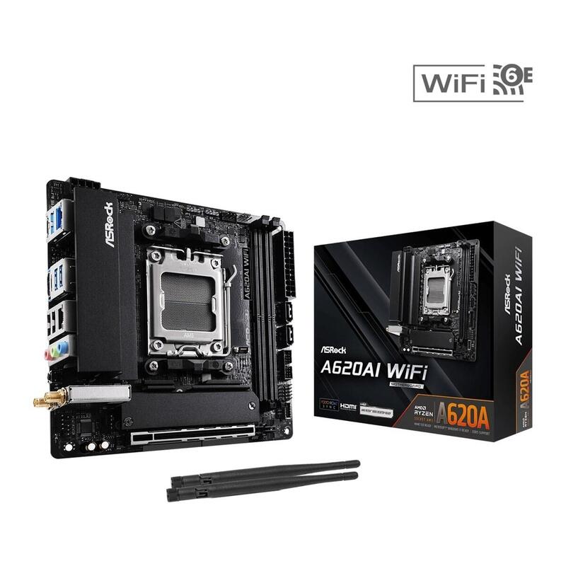 Asrock A620ai Wifi Am5 Mitx Hdmi Ddr5 Retail