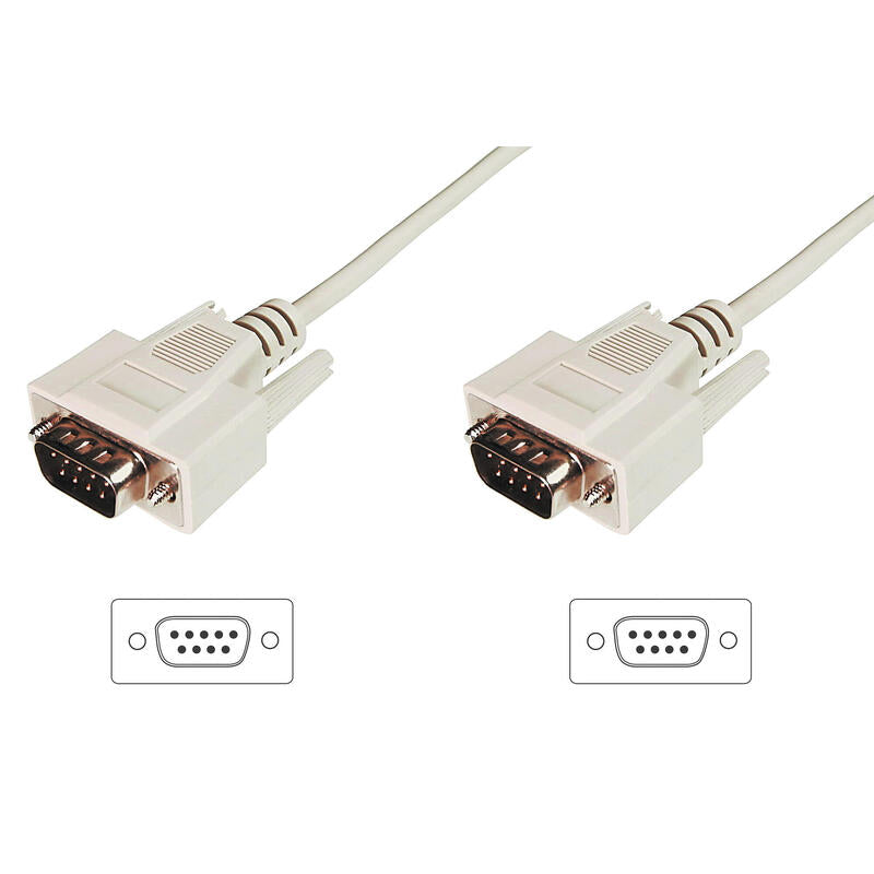 Assmann Electronic Ak-610107-030-E Cable De Serie Beige 3 M D-Sub (Db-25)