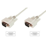 Assmann Electronic Ak-610107-030-E Cable De Serie Beige 3 M D-Sub (Db-25)