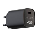 Astrum Watz45l Negro Adaptador De Corriente Con Pantalla Led Integrada 45w Usb-C