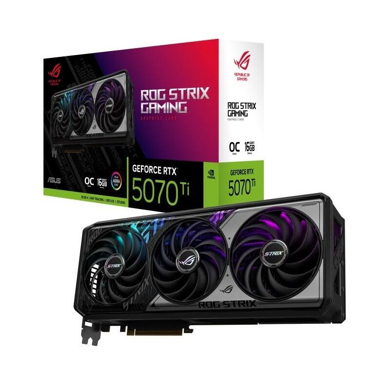 Asus Rog Strix Geforce Rtx 5070 Ti 16gb Gddr7 Oc Edition