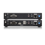 Aten Desktop Kvm Usb 2.0 Dvi Dual View Hdbase T2.0 Kvm Exten Aten Ce624, Transmisor Y Receptor, Inalámbrico, 150 M, Cat5e,Cat6,Cat6a, Teclas De Acceso Rápido, Botones, Negro