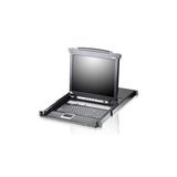 Aten Kvm 8 Port Lcd Led 17'' + Keyboard + Touchpad Usb-Ps/2