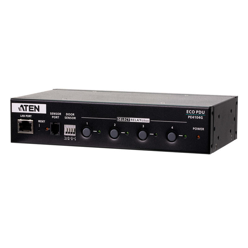 Aten Pe4104g-At-G Unidad De Distribución De Energía (Pdu) 4 Salidas Ac 1u Negro