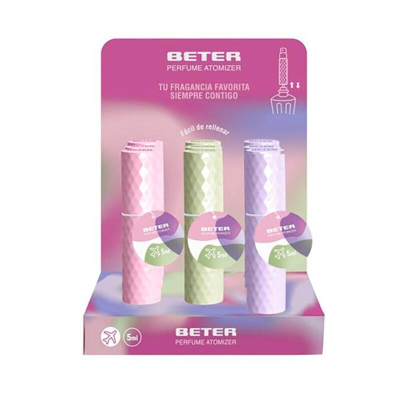 Atomizador Recargable Para Perfume, Colores Surtidos, 5 Ml