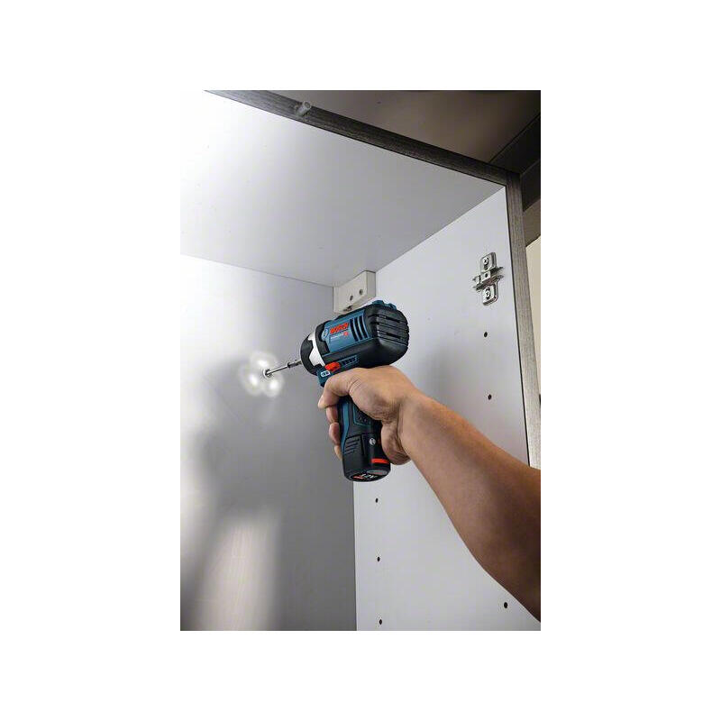 Atornillador A Batería Bosch Gdr 12v-105 Professional Azul / Negra, L-Boxx, Sin Batería Ni Cargador