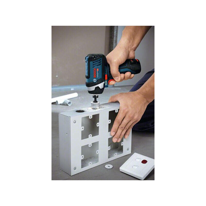 Atornillador A Batería Bosch Gdr 12v-105 Professional Azul / Negra, L-Boxx, Sin Batería Ni Cargador