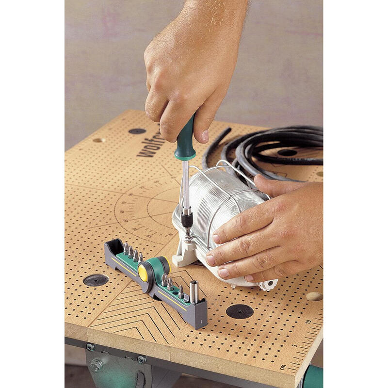 Atornillador Manual Con Portapuntas 197mm 8725000 Wolfcraft