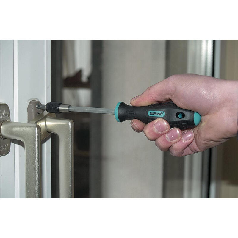 Atornillador Manual Con Portapuntas 197mm 8725000 Wolfcraft