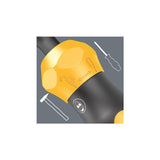 Atornillador Wera 921 Kraftform Plus Negro Amarillo, 1/4" 05018100001