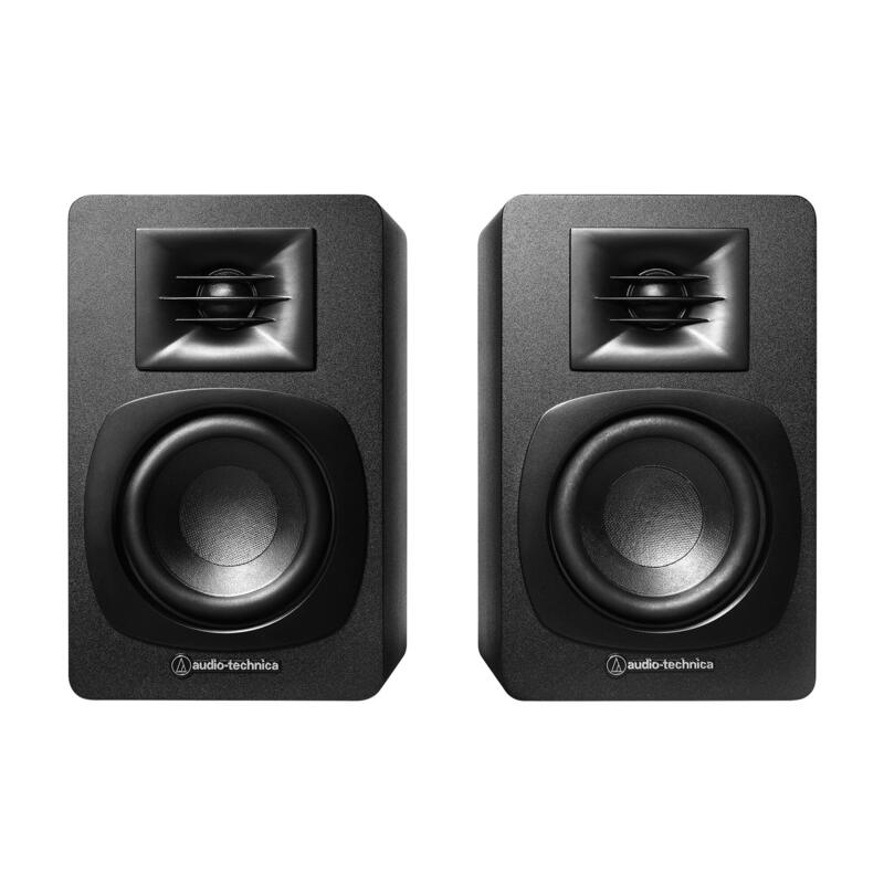 Audio-Technica Altavoces Activos De Estantería At-Sp3x Negro, Bluetooth At-Sp3x