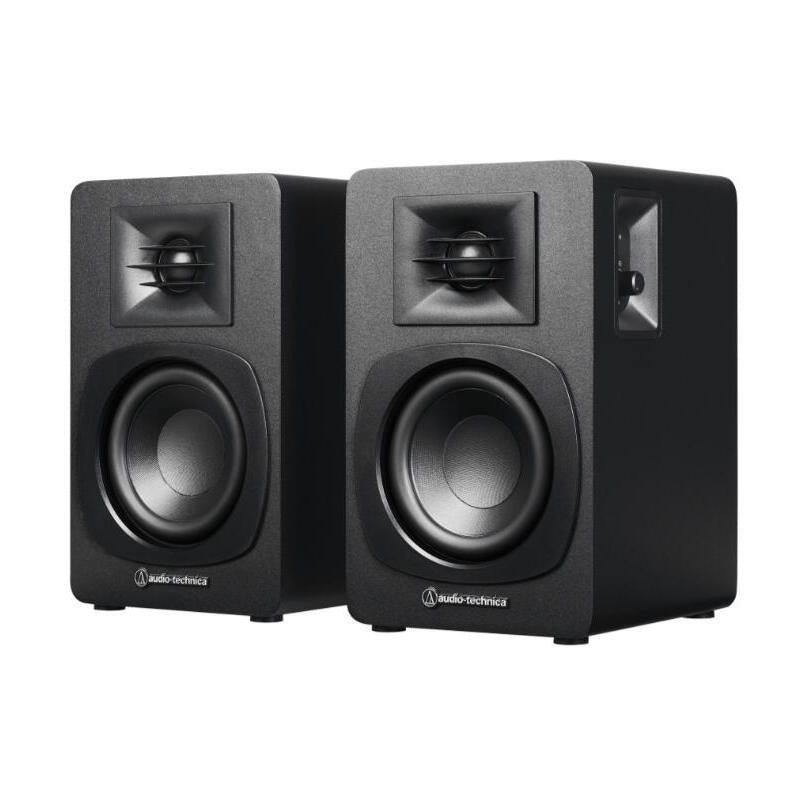 Audio-Technica Altavoces Activos De Estantería At-Sp3x Negro, Bluetooth At-Sp3x