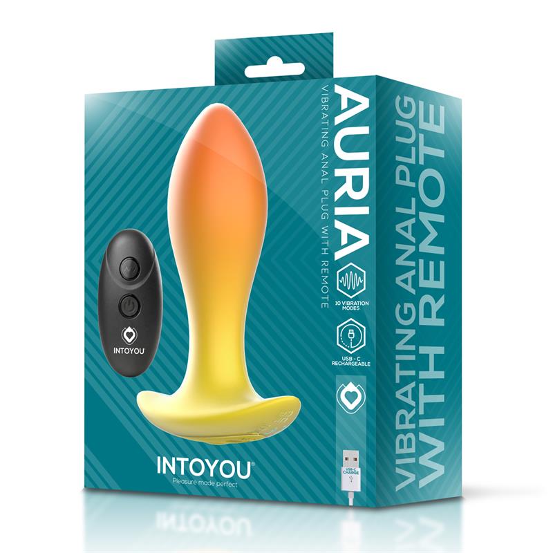 Auria Plug Anal Con Vibración Y Control Remoto Usb-C