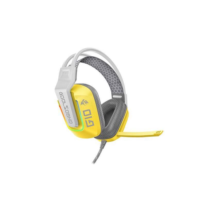 Auricular Coolsound Gaming G10 - Compatible Con Xbox, Ps5, Ps4, Switch Y Pc - Amarillo