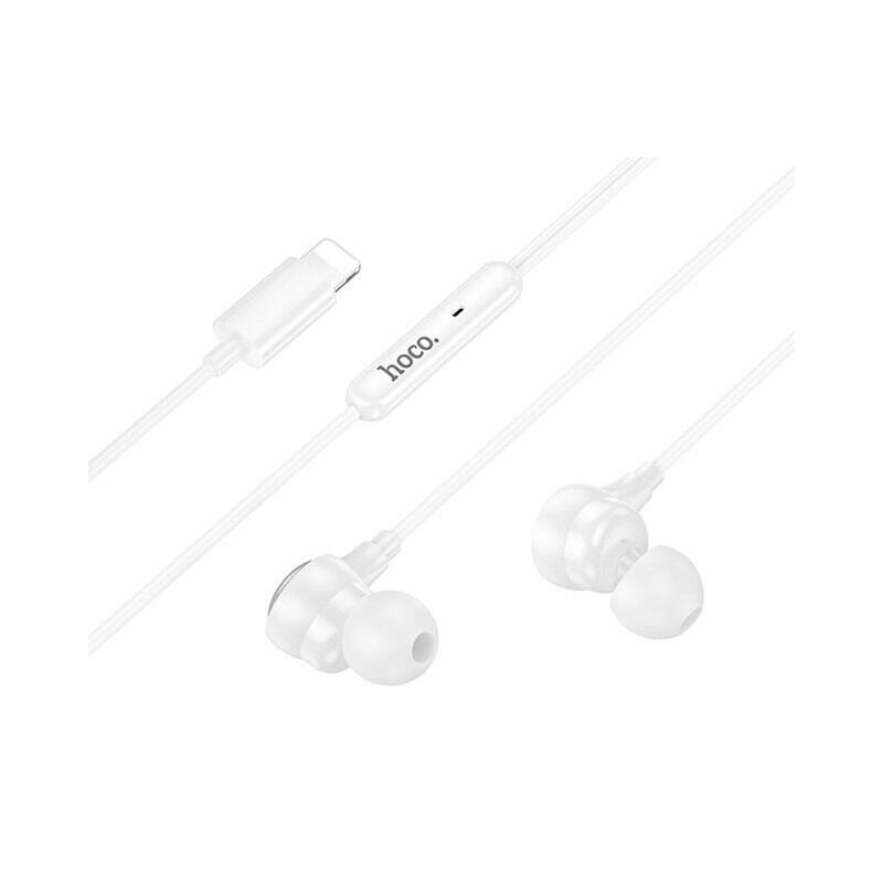 Auricular Hoco M116 Benevolent Con Cable Blanco