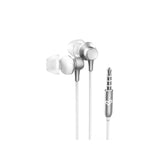 Auricular Intrauditivo Energy Sistem Metallized Jack 3.5mm Control Remoto Aluminio Blanco Con Mic