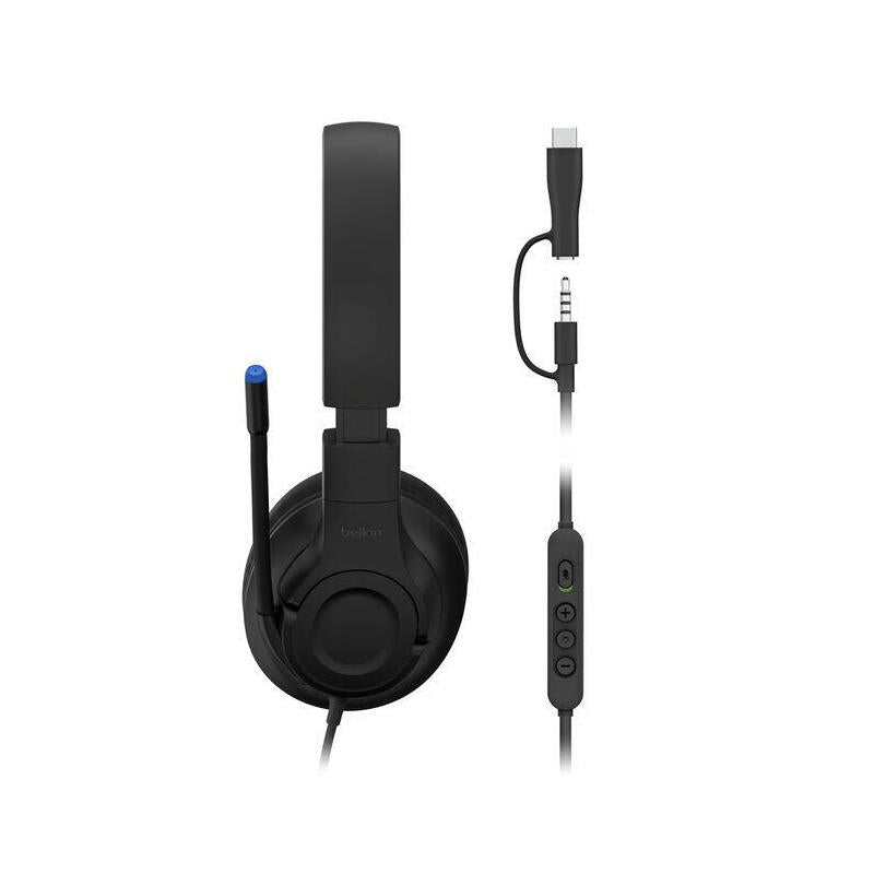 Auriculares Belkin Ena011hqbk  Alámbrico Diadema Juego Negro