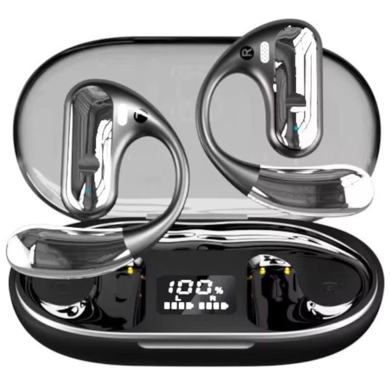 Auriculares Bluetooth Hbq Yyk-Q28 Gancho Negro